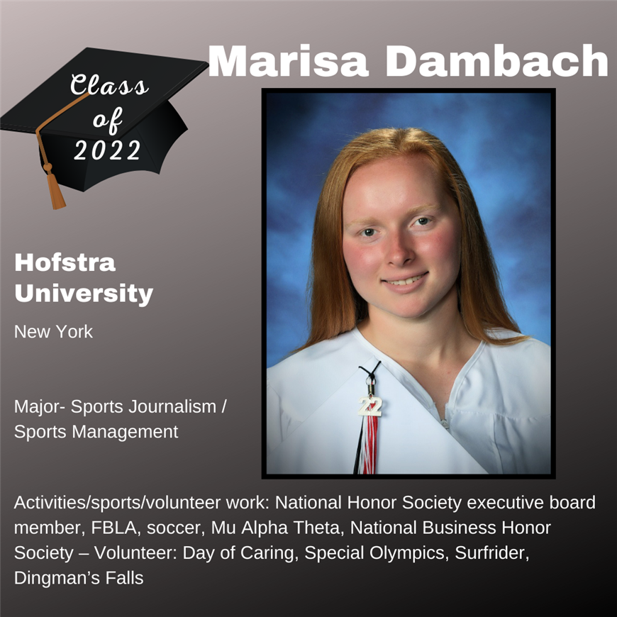 Top 25 Grad, Marisa Dambach